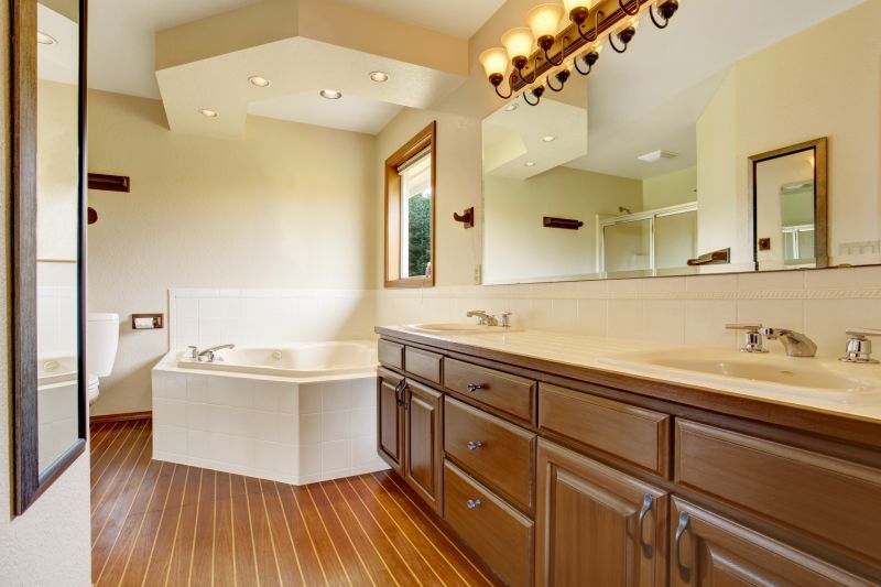 Bathroom Featuring Smart Lighting